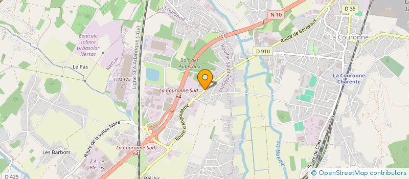 localisation de l'entreprise ALFA  ROULLET-SAINT-ESTEPHE