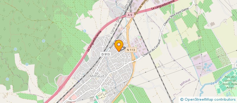 localisation de l'entreprise ALFA  MILHAUD