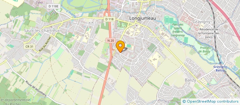 localisation de l'entreprise ALFA BAT à LONGJUMEAU