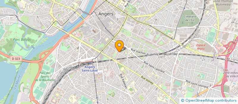 localisation de l'entreprise ALFA COMITES à ANGERS