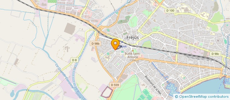 localisation de l'entreprise ALFA COMPANY à FREJUS