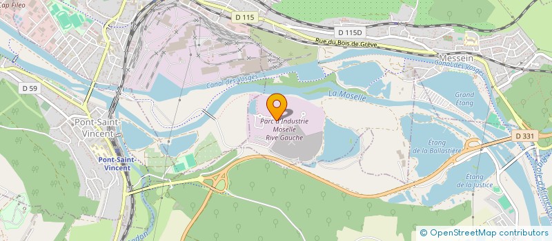 localisation de l'entreprise ALFA DECOUPE  MESSEIN