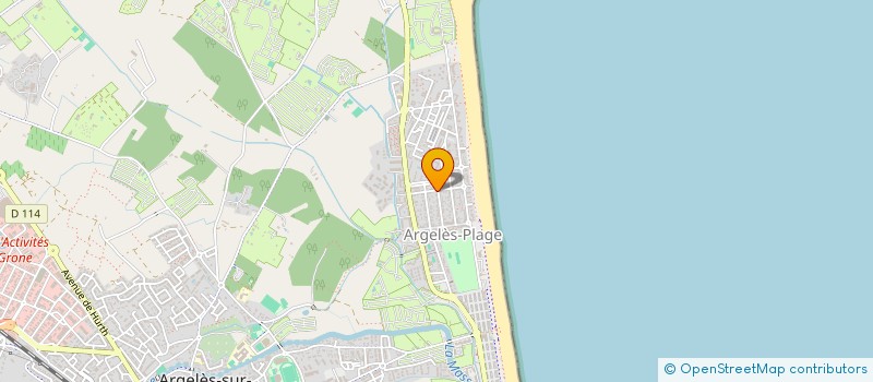 localisation de l'entreprise ALFA DIFFUSION SARL à ARGELES-SUR-MER