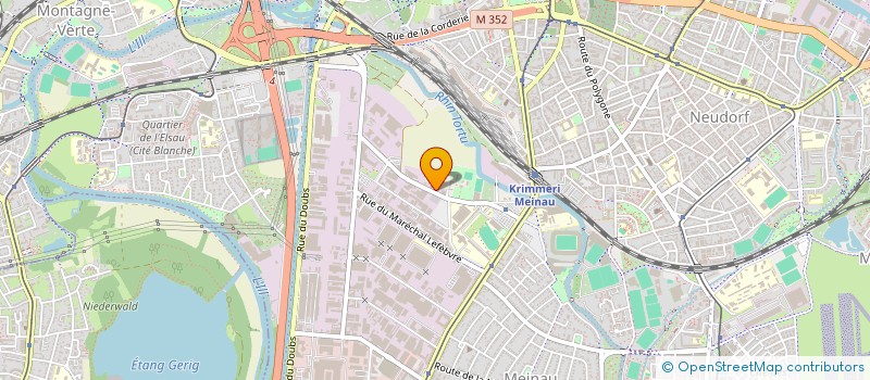 localisation de l'entreprise ALFA DISTRIBUTION à STRASBOURG