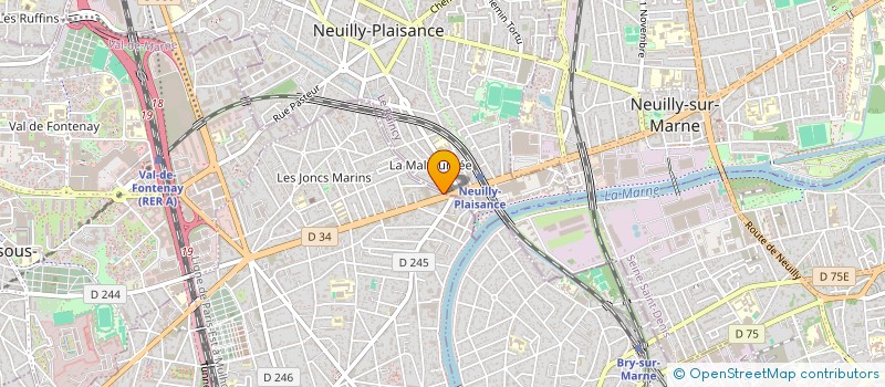 localisation de l'entreprise ALFA-DOM  LE PERREUX-SUR-MARNE