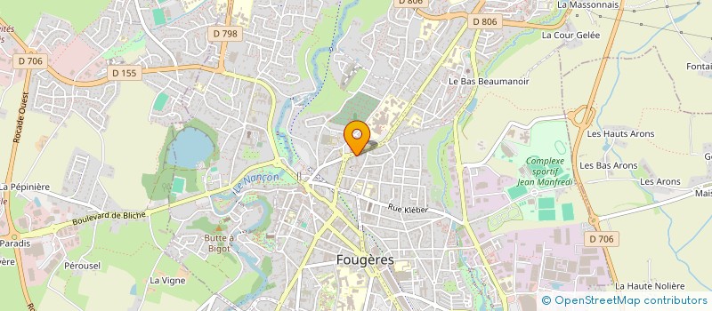 localisation de l'entreprise ALFA-DOR MISTER TACOS à FOUGERES