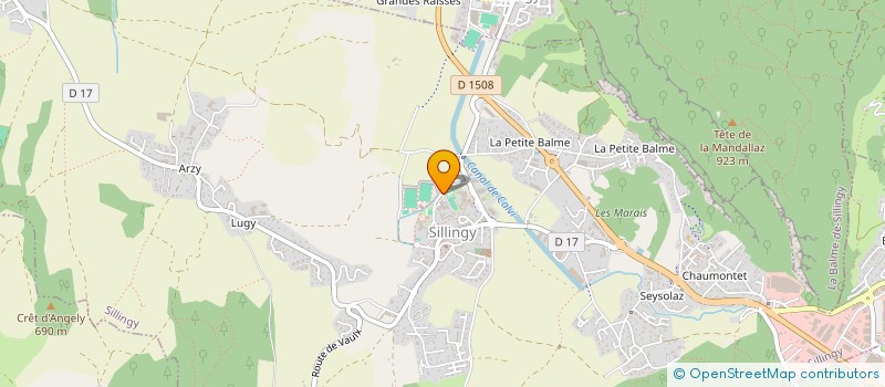 localisation de l'entreprise ALFA DRIVE CREATION SASU  SILLINGY