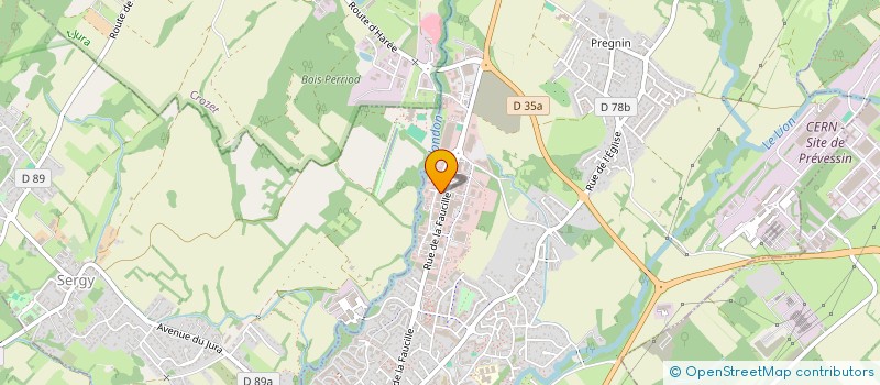 localisation de l'entreprise ALFA ELEC à SAINT-GENIS-POUILLY