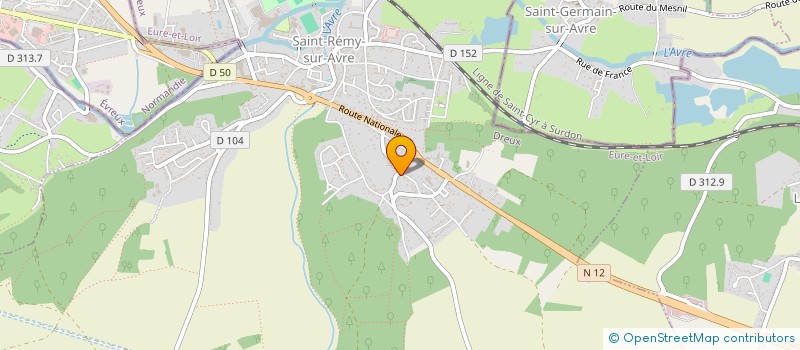 localisation de l'entreprise ALFA ELECTRONIQUES à SAINT-REMY-SUR-AVRE
