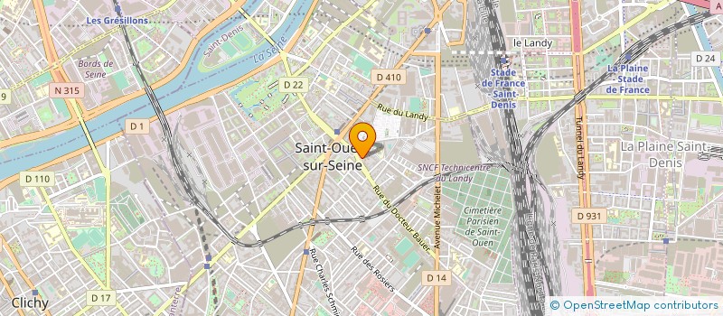 localisation de l'entreprise ALFA ENTERTAINMENT à SAINT-OUEN-SUR-SEINE