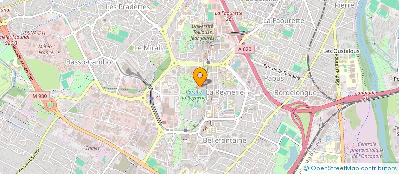 localisation de l'entreprise ALFA ENTREPRISE à TOULOUSE