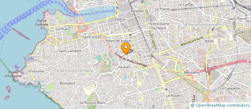 localisation de l'entreprise ALFA EUROPE à MARSEILLE