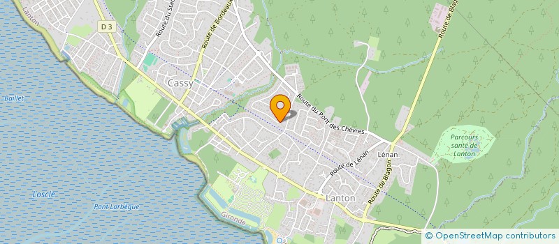 localisation de l'entreprise ALFA FINANCES  LANTON