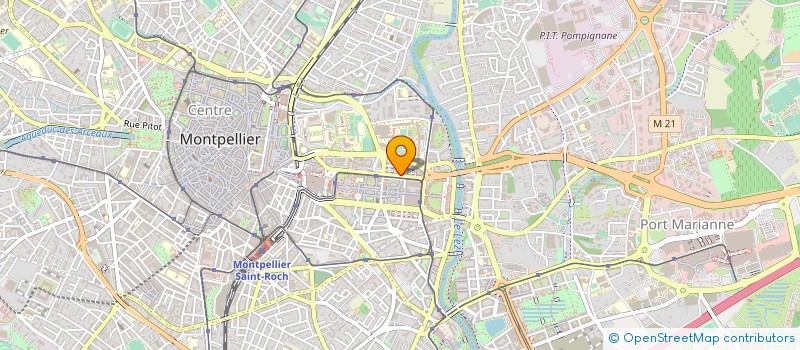localisation de l'entreprise ALFA FLIGHT ACADEMY à MONTPELLIER