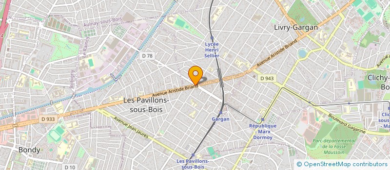 localisation de l'entreprise ALFA FORMA  LIVRY-GARGAN