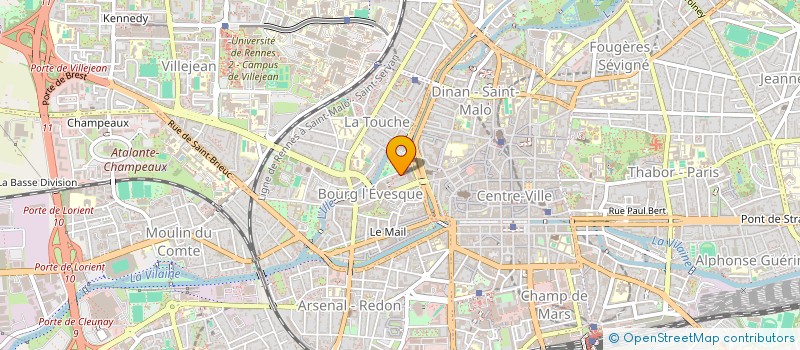 localisation de l'entreprise ALFA HORIZON à RENNES