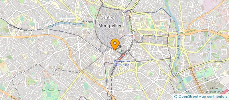 localisation de l'entreprise ALFA INDUSTRIES à MONTPELLIER