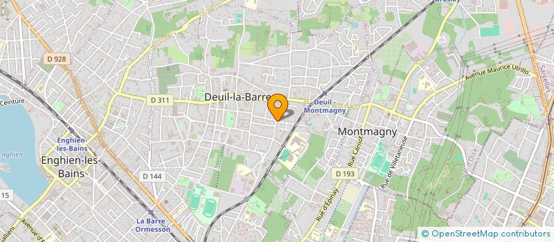 localisation de l'entreprise ALFA INVEST  DEUIL-LA-BARRE