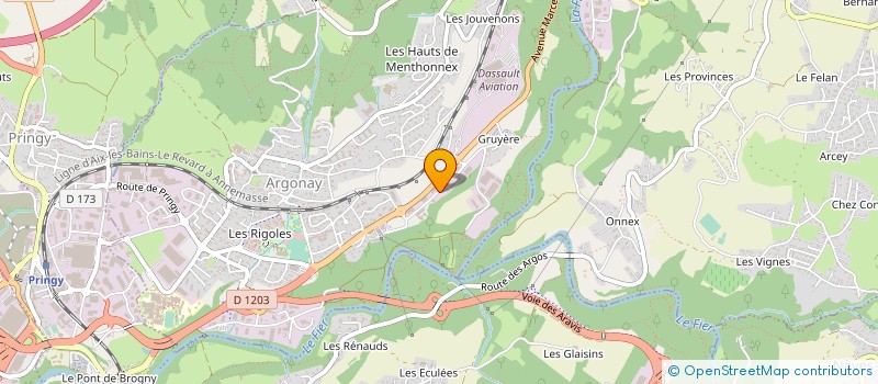localisation de l'entreprise ALFA LASER CENTER FRANCE à ANNECY