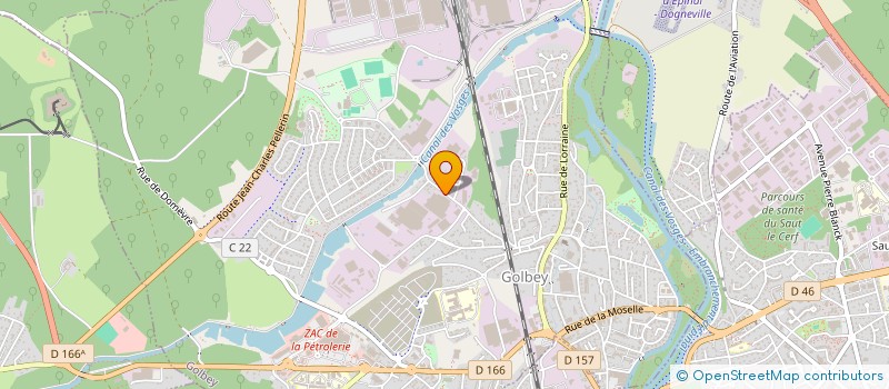 localisation de l'entreprise ALFA LAVAL GOLBEY SAS  GOLBEY