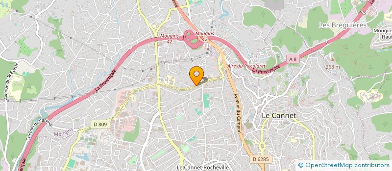 localisation de l'entreprise ALFA-MARCHAND à MOUGINS