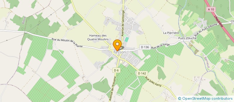 localisation de l'entreprise ALFA MARQUAGE  LA JARD