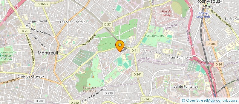 localisation de l'entreprise ALFA MAT à MONTREUIL