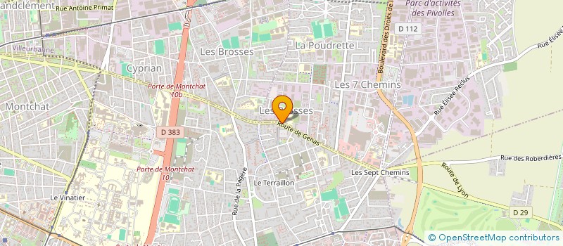localisation de l'entreprise ALFA MEUBLE à VAULX-EN-VELIN