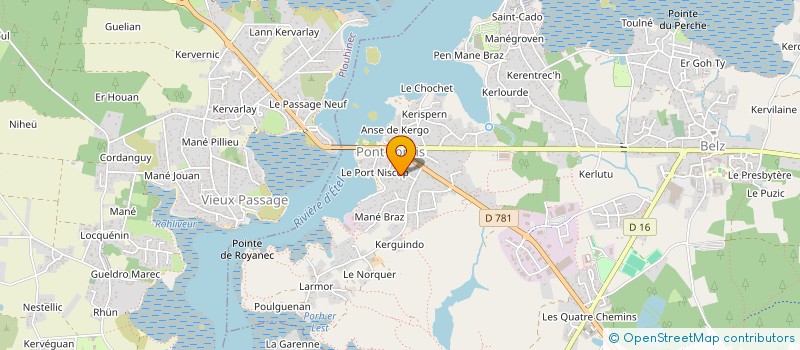 localisation de l'entreprise ALFA NANTES  BELZ