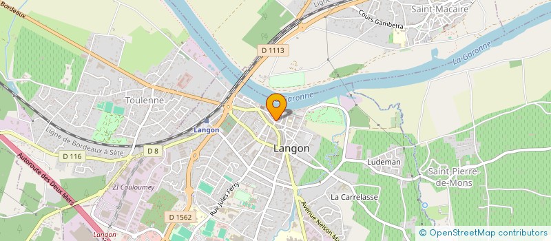 localisation de l'entreprise ALFA NETT' à LANGON