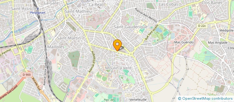localisation de l'entreprise ALFA OFFICE SARL à PERPIGNAN