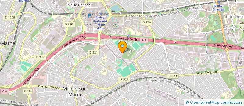 localisation de l'entreprise ALFA PAIE  NOISY-LE-GRAND