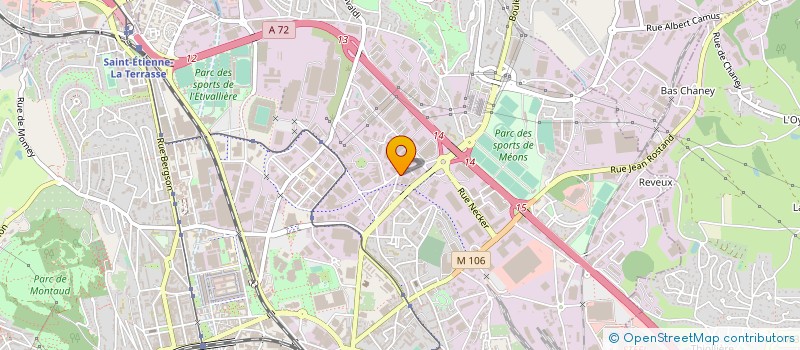localisation de l'entreprise ALFA PALETTES à SAINT-ETIENNE