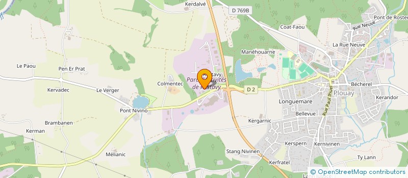 localisation de l'entreprise ALFA PLOUAY à PLOUAY
