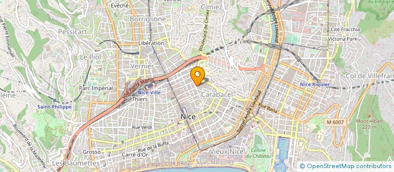 localisation de l'entreprise ALFA PRESSING  NICE