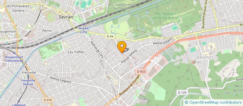localisation de l'entreprise ALFA REFRIGERATION à LIVRY-GARGAN
