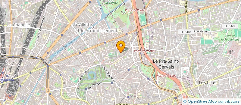 localisation de l'entreprise ALFA-SG à PARIS