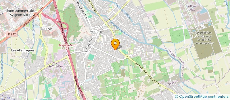 localisation de l'entreprise ALFA SPECTACLES  VEDENE