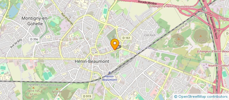 localisation de l'entreprise ALFA STYL à HENIN-BEAUMONT