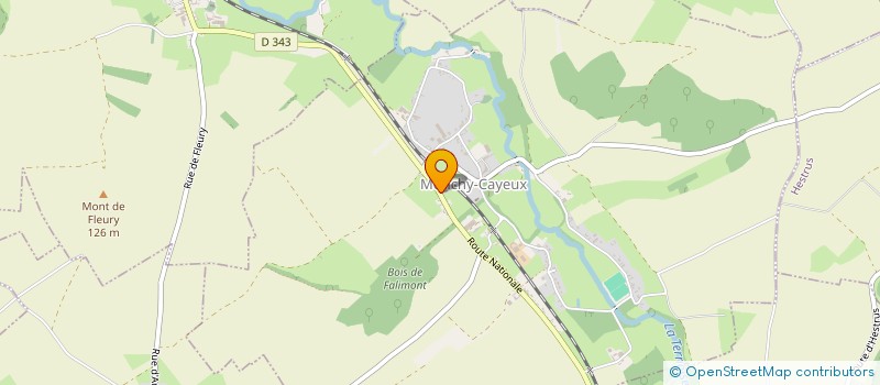 localisation de l'entreprise ALFA TRACTION  MONCHY-CAYEUX