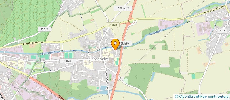 localisation de l'entreprise ALFA TRANS  ISSENHEIM