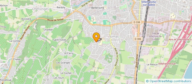 localisation de l'entreprise ALFA - TRANSACTION  THEIZE