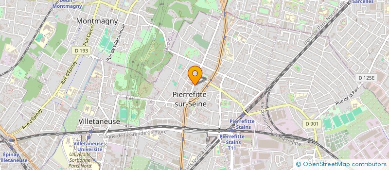 localisation de l'entreprise ALFA VOYAGES à PIERREFITTE-SUR-SEINE