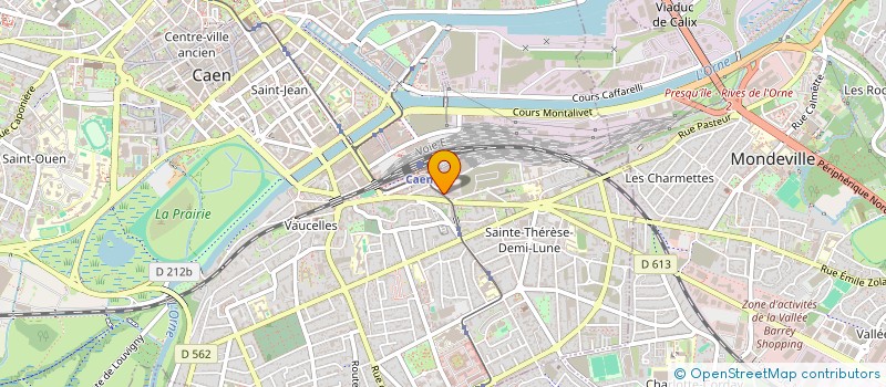 localisation de l'entreprise ALFABAT à CAEN