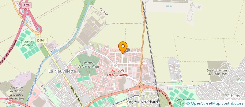 localisation de l'entreprise ALFABE  REIMS