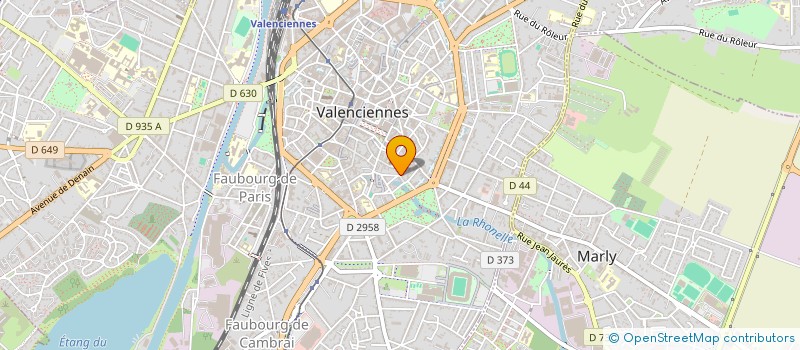 localisation de l'entreprise ALFAC FRANCE  VALENCIENNES