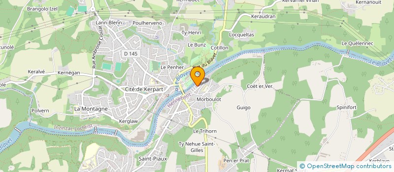 localisation de l'entreprise ALFACELANT  HENNEBONT