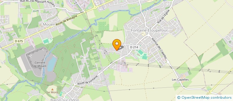 localisation de l'entreprise ALFADEV  FONTAINE-ETOUPEFOUR