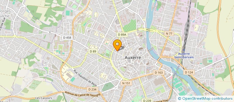 localisation de l'entreprise ALFADOME à AUXERRE