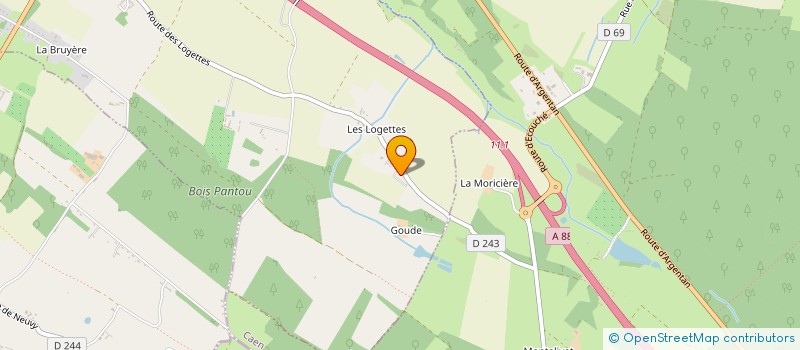 localisation de l'entreprise ALFAGE à FALAISE
